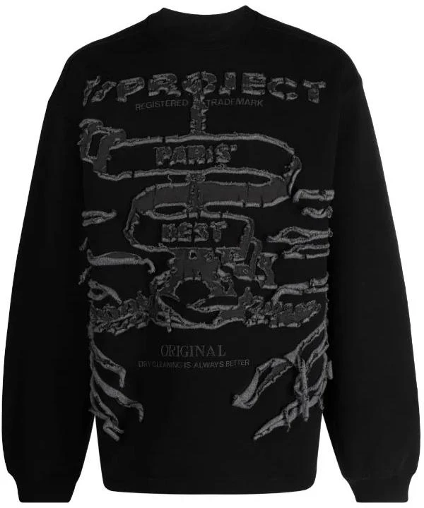 y-project-yp-roject-vintage-letter-embroidery-crewneck-long-sleeve-sweatshirt-unisex-sweat-54-s25-black