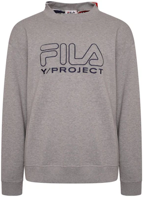 Y/Project x FILA Logo印花宽松版卫衣 男女同款 YPFISWEAT2GREY Buy Y/Project x FILA Logo印花宽松版卫衣 男女同款 YPFISWEAT2GREY