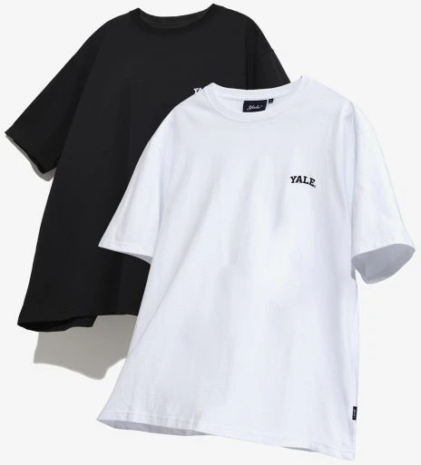 yale-16s-combed-cotton-2-pack-small-arch-logo-t-shirts-white-black-yd-01-ss-9004-bk-yem-9-ss-302-abk-yfm-9-ss-302-swb