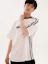 Sizing YALE Appliqué Taping Raglan Short Sleeve T-Shirt White YEM8SS311BWH