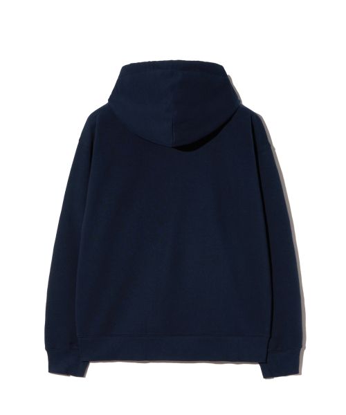 Lookbook YALE Small Arch Hoodie Zip-Up_Navy YGS1HZ307SNA