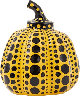 Yayoi Kusama Pumpkin Cast Resin Figure Yellow Buy Yayoi Kusama Pumpkin Cast Resin Figure Yellow