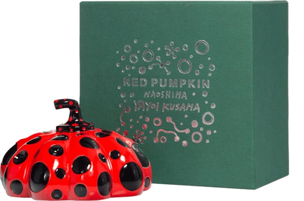 Yayoi Kusama x Benesse Noashima Pumpkin Cast Resin Figure Red Buy Yayoi Kusama x Benesse Noashima Pumpkin Cast Resin Figure Red