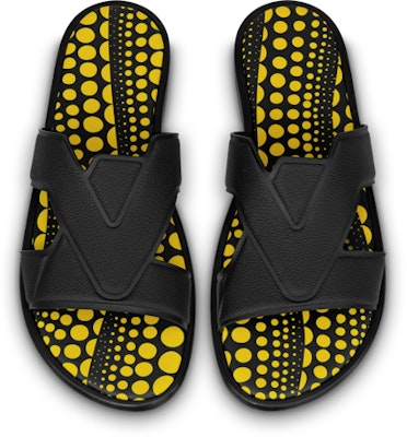 Louis Vuitton Yayoi Kusama x Slide 'Hitam Kuning' 1ABD6J Lookbook Louis Vuitton Yayoi Kusama x Slide 'Hitam Kuning' 1ABD6J