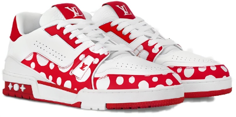 Yayoi Kusama x Louis Vuitton Trainer 'Putih Merah' 1AB8J1 Order Yayoi Kusama x Louis Vuitton Trainer 'Putih Merah' 1AB8J1