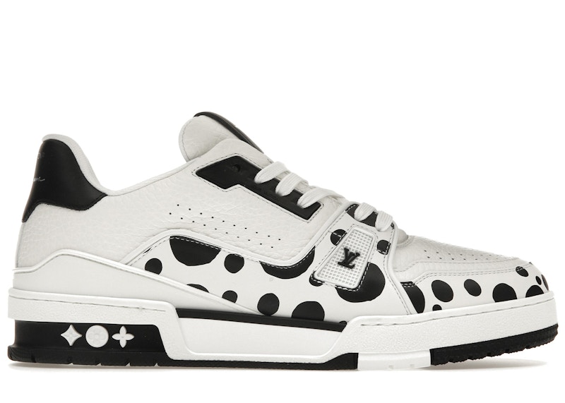 Buy 草间弥生 x 路易威登 低帮运动鞋 '无限斑点 - 黑色' 1AB8JE