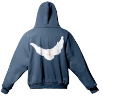 Order Yeezy Gap Dove Shrunken Hoodie Dark Blue