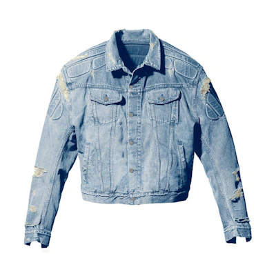 Yeezy Gap Engineered by Balenciaga Padded Denim Jacket Blue