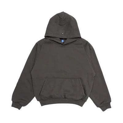 Yeezy Gap Logo Shrunken Hoodie Black