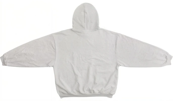 Sudadera Unisex Yeezy Gosha SS24 Gris con Letras Básicas. YZY2F09-ASH Lookbook Sudadera Unisex Yeezy Gosha SS24 Gris con Letras Básicas. YZY2F09-ASH