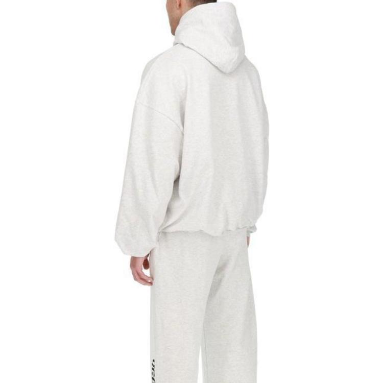 Details for Sudadera Unisex Yeezy Gosha SS24 Gris con Letras Básicas. YZY2F09-ASH