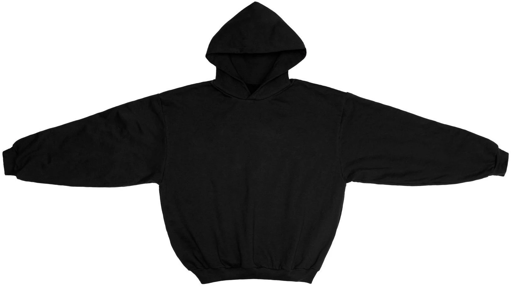 yeezy-gosha-ss-24-oversized-plain-pullover-hoodie-unisex-black-yeezy-ss-24-01