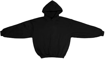 Yeezy Gosha SS24 Oversized Plain Pullover Hoodie Unisex Black Yeezy-SS24-01 Yeezy Gosha SS24 Oversized Plain Pullover Hoodie Unisex Black Yeezy-SS24-01