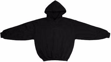 Order Yeezy Gosha SS24 寬鬆素色連帽衫 男女款 黑色 Yeezy-SS24-01 YEEZY-SS24-01