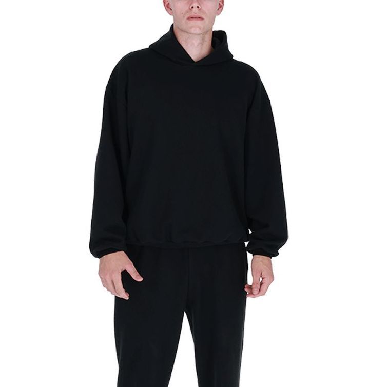 Shop Sudadera Unisex Oversize Negra Yeezy Gosha SS24 Pullover Plain YEEZY-SS24-01