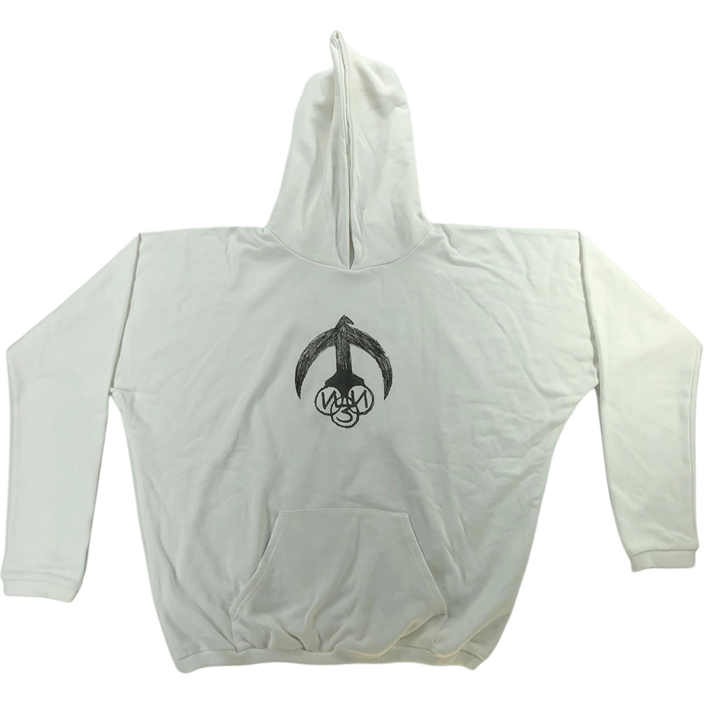 Yeezy VULTURES Kanye Haikou Listening Event Logo Hoodie Unisex White YZY-FW24-014