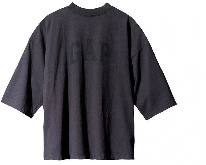 yeezy-x-gap-dove-3-4-sleeve-tee-black