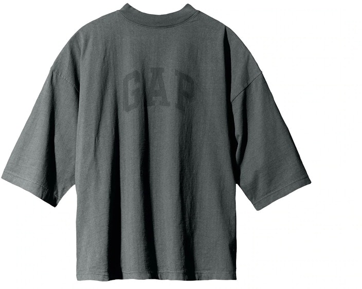 yeezy-x-gap-dove-3-4-sleeve-tee-dark-green