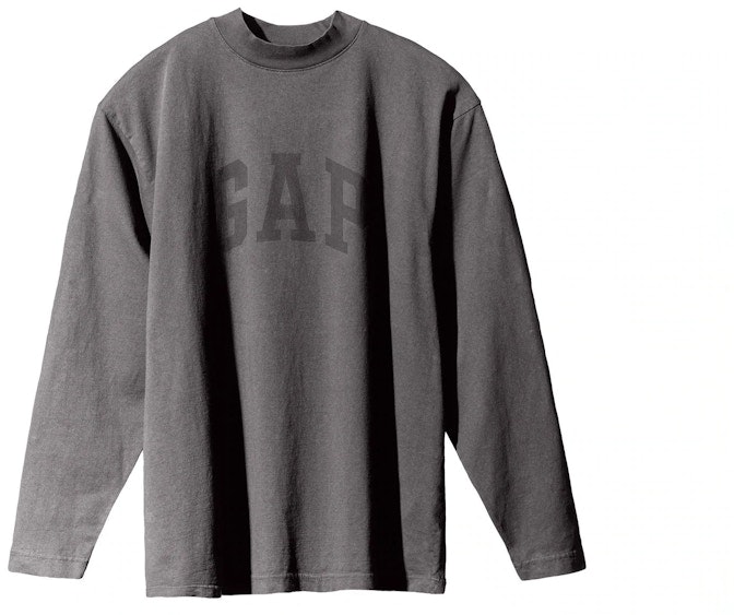 yeezy-x-gap-dove-longsleeve-tee-dark-grey
