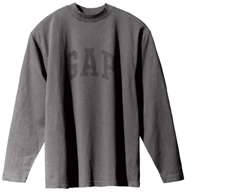 Yeezy x Gap Dove Longsleeve Tee Dark Grey Buy Yeezy x Gap Dove Longsleeve Tee Dark Grey