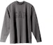 Buy Yeezy x Gap Dove Longsleeve Tee Dark Grey