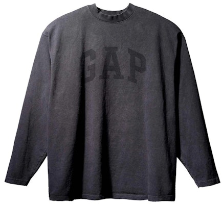 Yeezy x Gap Dove Longsleeve Tee Washed Black Buy Yeezy x Gap Dove Longsleeve Tee Washed Black