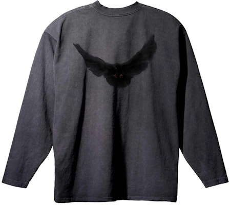 Yeezy x Gap Dove Longsleeve Tee Washed Black Order Yeezy x Gap Dove Longsleeve Tee Washed Black