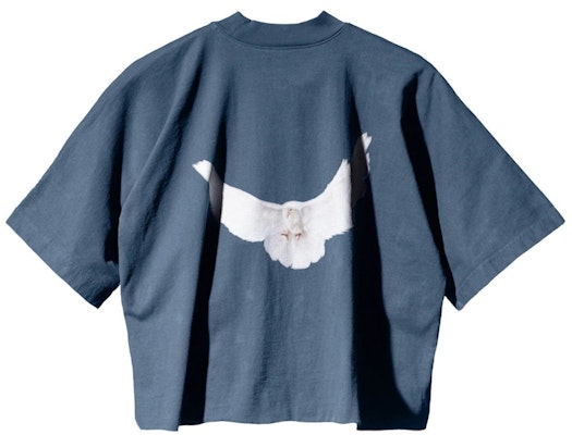 Yeezy x Gap Dove No Seam Tee Dark Blue Order Yeezy x Gap Dove No Seam Tee Dark Blue