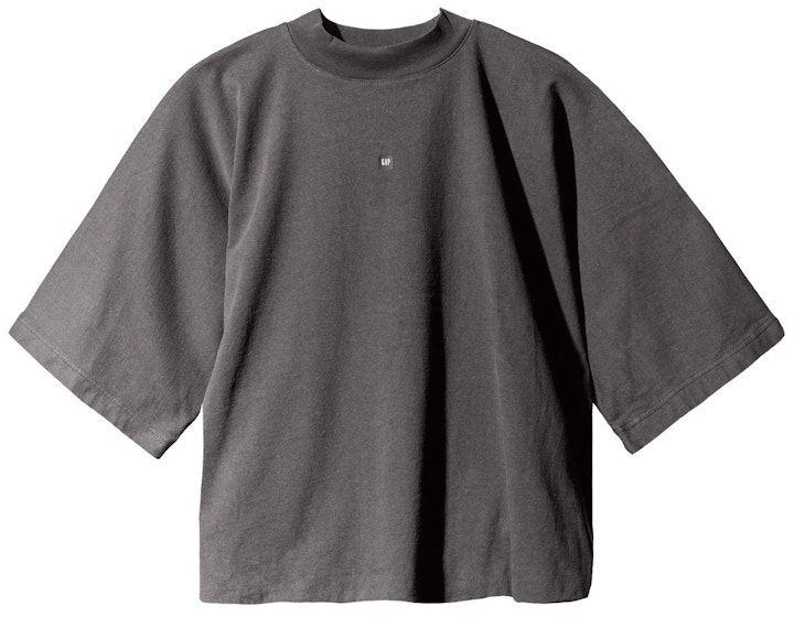 yeezy-x-gap-logo-no-seam-tee-dark-grey