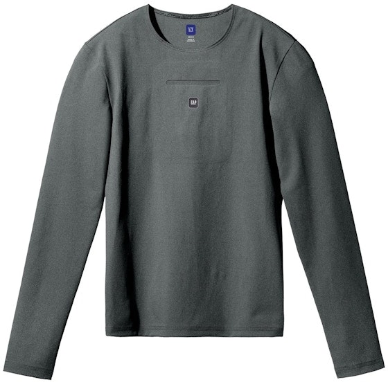 yeezy-x-gap-mens-long-sleeve-second-skin-dark-green