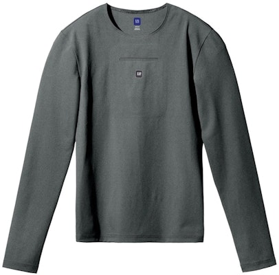 Yeezy x Gap Mens Long Sleeve Second Skin Dark Green Buy Yeezy x Gap Mens Long Sleeve Second Skin Dark Green