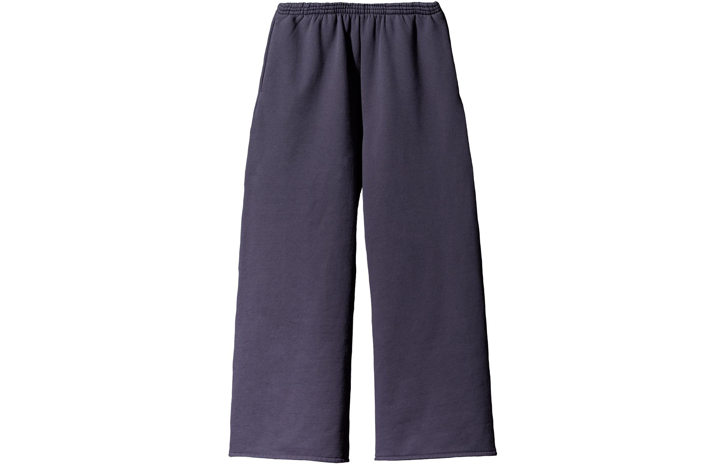 Order YEEZY x Gap x Balenciaga 黑色宽松休闲运动长裤宽腿版型。 YEEZY-SS22-213