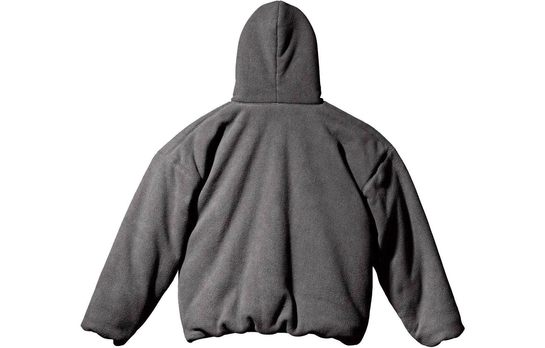 Lookbook Yeezy x Gap x Balenciaga 深灰色加厚連帽衫 男女同款 Yeezy-FW22-915 YEEZY-FW22-915