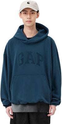 Hoodie Oversized Unisex Navy YEEZY x Gap x Balenciaga Dove Logo Print. None Shop Hoodie Oversized Unisex Navy YEEZY x Gap x Balenciaga Dove Logo Print. None
