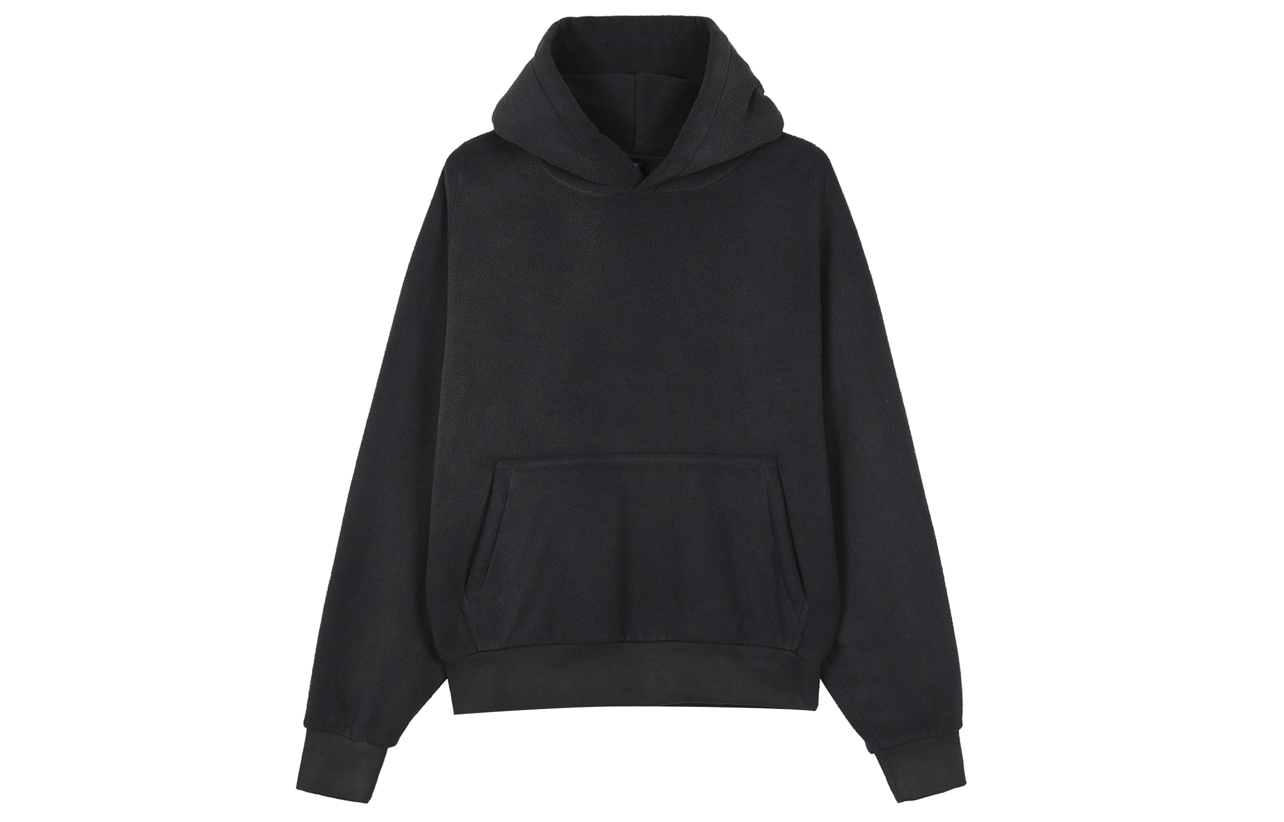 Yeezy x GAP x Balenciaga FW22 Black Minimalist Hoodie Unisex Fleece Pullover 537300
