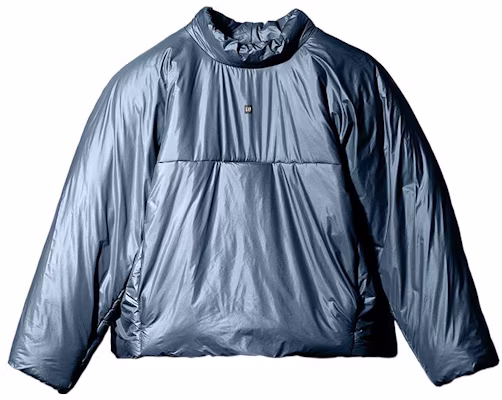 Yeezy x Gap x Balenciaga FW22 ブルー ハイネック プルオーバー ジャケット 471327 Order Yeezy x Gap x Balenciaga FW22 ブルー ハイネック プルオーバー ジャケット 471327