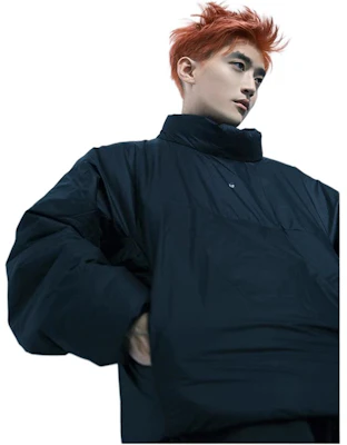Yeezy x Gap x Balenciaga FW22 ブルー ハイネック プルオーバー ジャケット 471327 Details for Yeezy x Gap x Balenciaga FW22 ブルー ハイネック プルオーバー ジャケット 471327