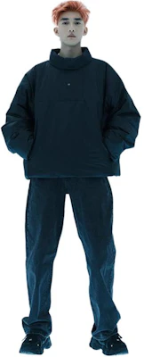 Yeezy x Gap x Balenciaga FW22 ブルー ハイネック プルオーバー ジャケット 471327 Sizing Yeezy x Gap x Balenciaga FW22 ブルー ハイネック プルオーバー ジャケット 471327
