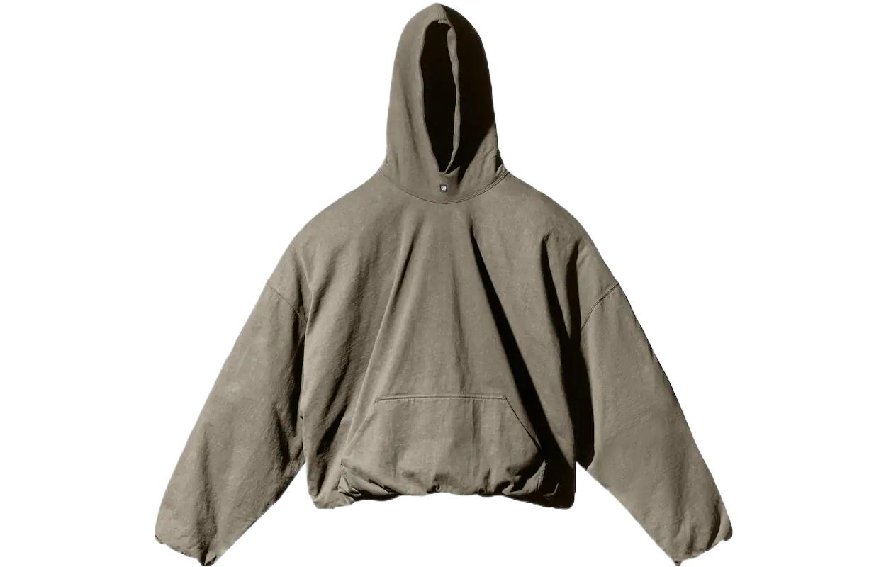 Yeezy x Gap x Balenciaga Hoodie Kanye Concert Beige Pullover Hoodie Mens P00696382