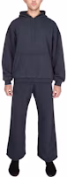 Shop YEEZY x Gap x Balenciaga 海軍藍連帽外套 SS24 簡約設計 男女款. YZY-SS24-10