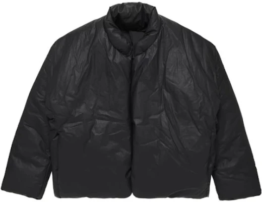 Yeezy x Gap x Balenciaga 黑色亮面宽松版男女同款夹克 398584262 Buy Yeezy x Gap x Balenciaga 黑色亮面宽松版男女同款夹克 398584262
