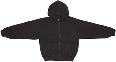 YEEZY x Gap x Balenciaga SS24 Black Unisex Minimalist Zip-Up Hoodie. YZY-SS24-08 YEEZY x Gap x Balenciaga SS24 Black Unisex Minimalist Zip-Up Hoodie. YZY-SS24-08