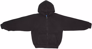 Order YEEZY x Gap x Balenciaga SS24 Black Unisex Minimalist Zip-Up Hoodie. YZY-SS24-08