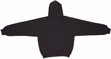 Lookbook YEEZY x Gap x Balenciaga SS24 Black Unisex Minimalist Zip-Up Hoodie. YZY-SS24-08