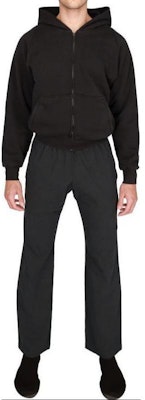 YEEZY x Gap x Balenciaga SS24 Black Unisex Minimalist Zip-Up Hoodie. YZY-SS24-08 Shop YEEZY x Gap x Balenciaga SS24 Black Unisex Minimalist Zip-Up Hoodie. YZY-SS24-08