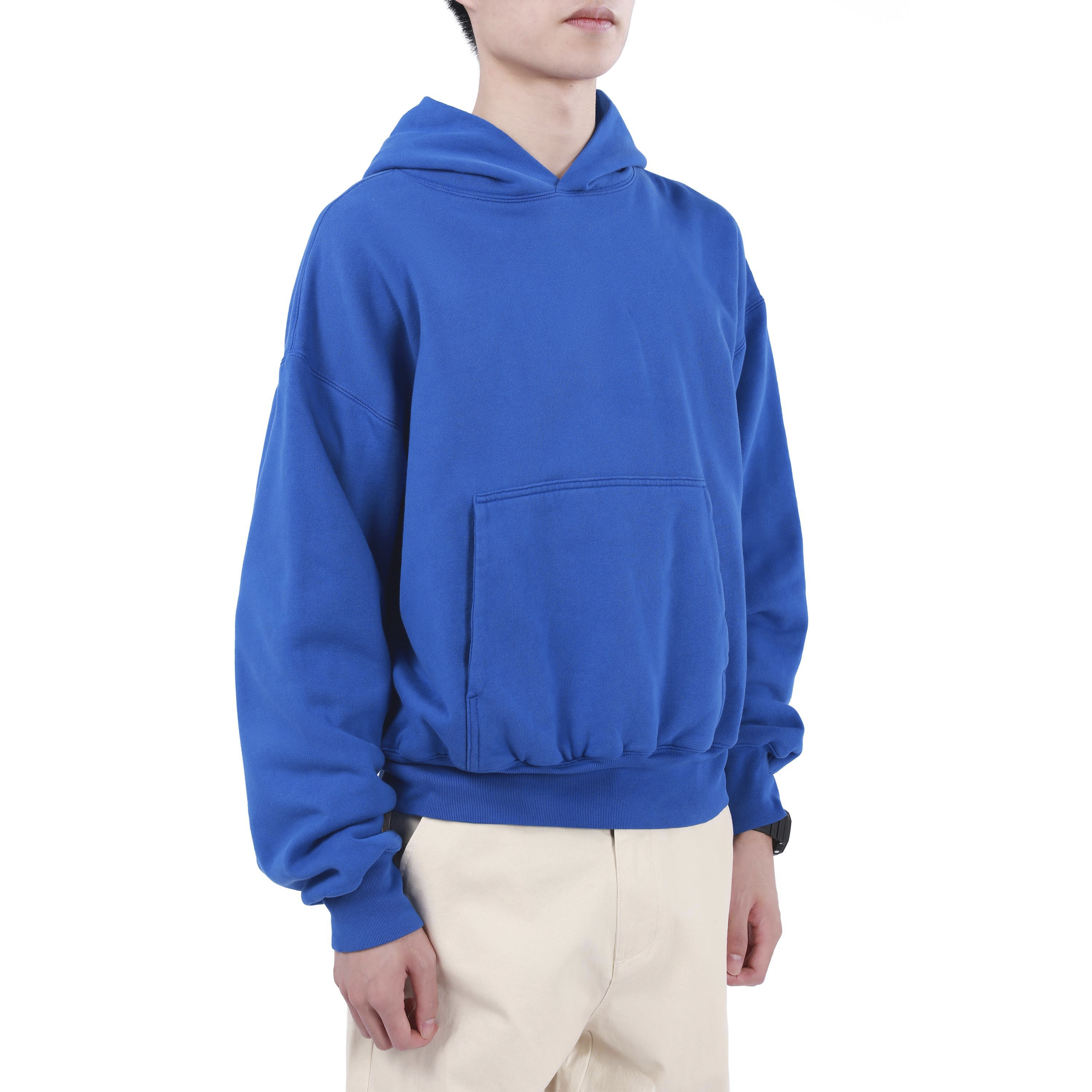 Purchase Yeezy x Gap x Balenciaga 極簡聯名純正藍連帽衫 男女款량 701377-04