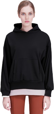 YEEZY × Gap × Balenciaga パーフェクトフーディーユニセックスブラックプルオーバー. 701377-08-1 3