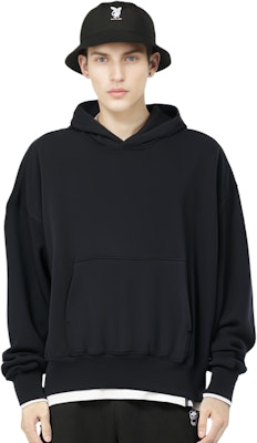 YEEZY × Gap × Balenciaga パーフェクトフーディーユニセックスブラックプルオーバー. 701377-08-1 2