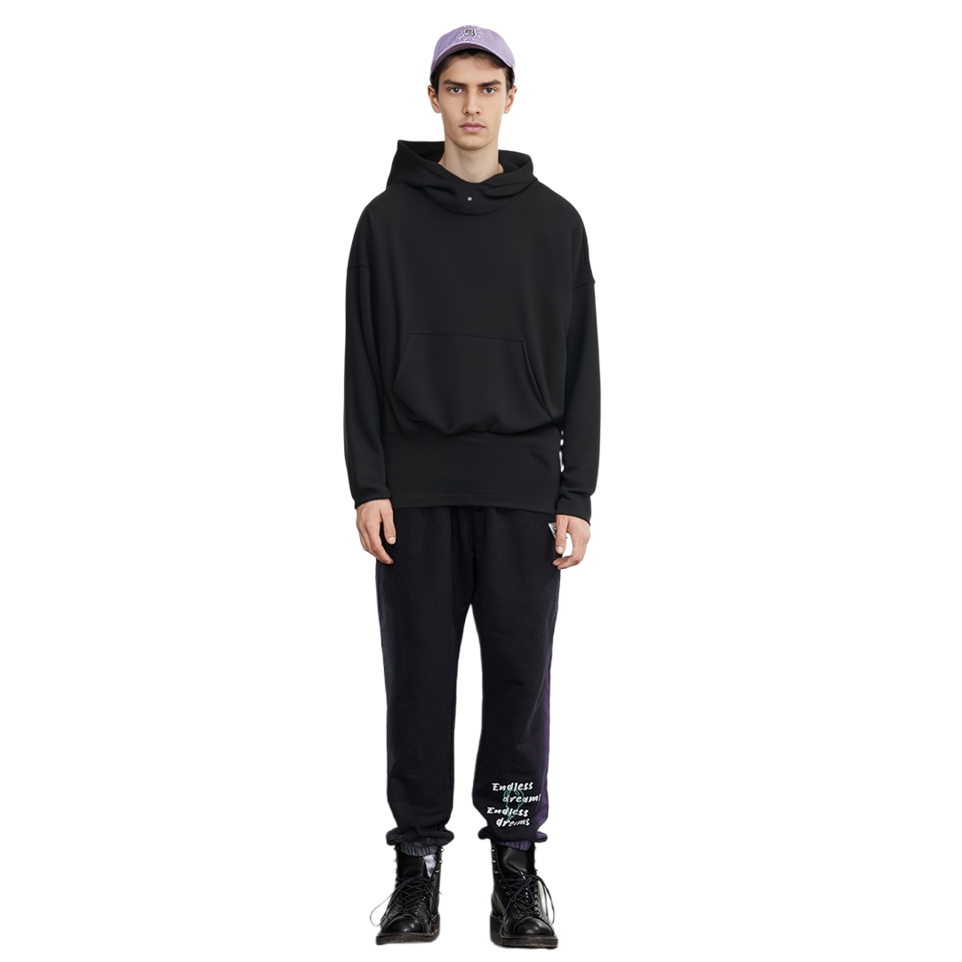 Sizing Yeezy x Gap x Balenciaga 聯名款黑色男士標誌連帽衫 719608TMVQ1