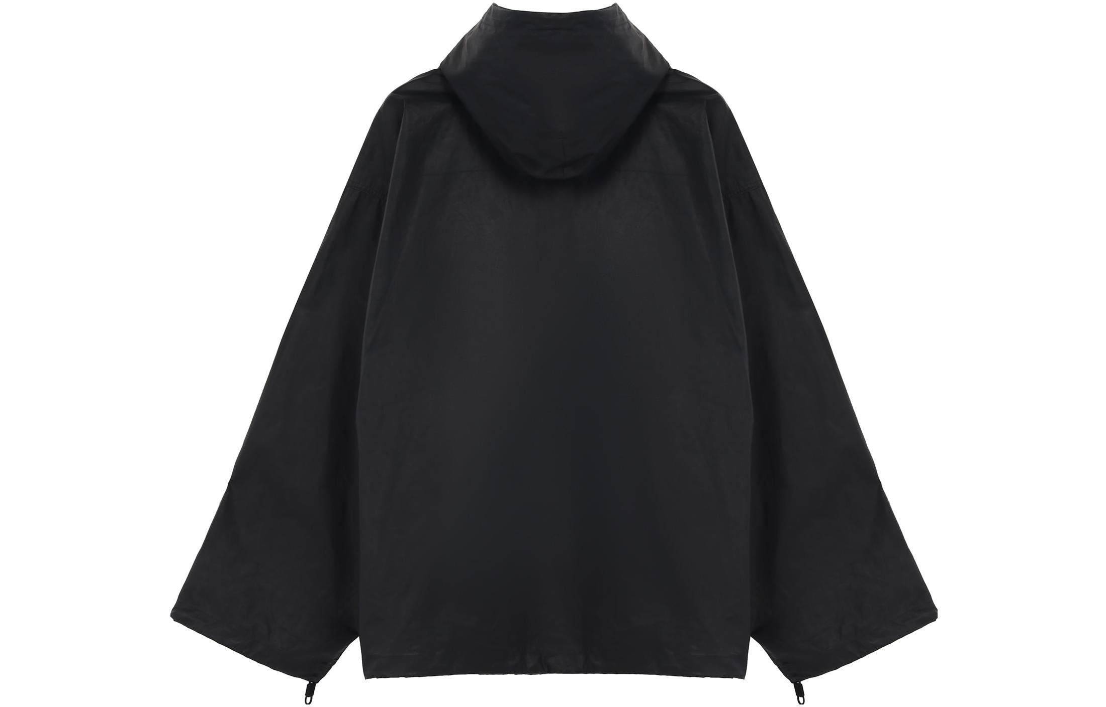 Lookbook Yeezy x Gap x Balenciaga 男款黑色防水連帽外套 Yeezy-SS22-155 YEEZY-SS22-155